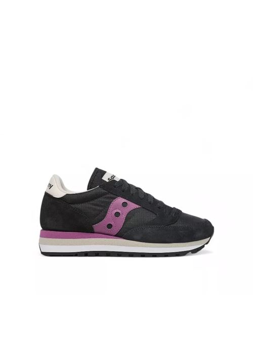 Scarpa triple jazz donna colore nero e fucsia